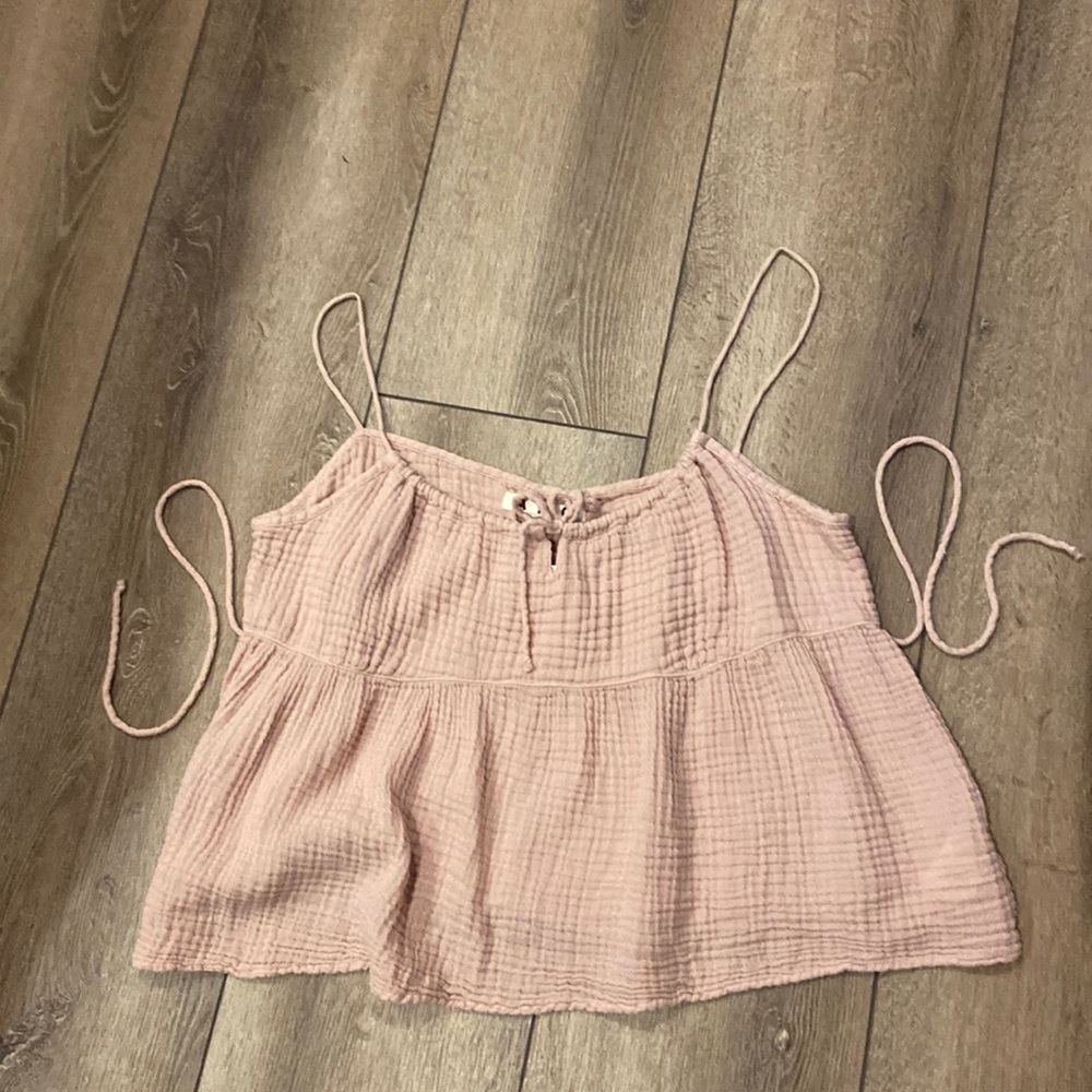 NWT AMO shirred cami